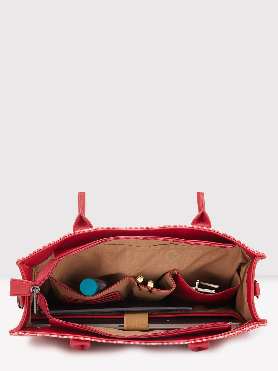 Caprese Aisha Large Red Tote Bag - Image 7