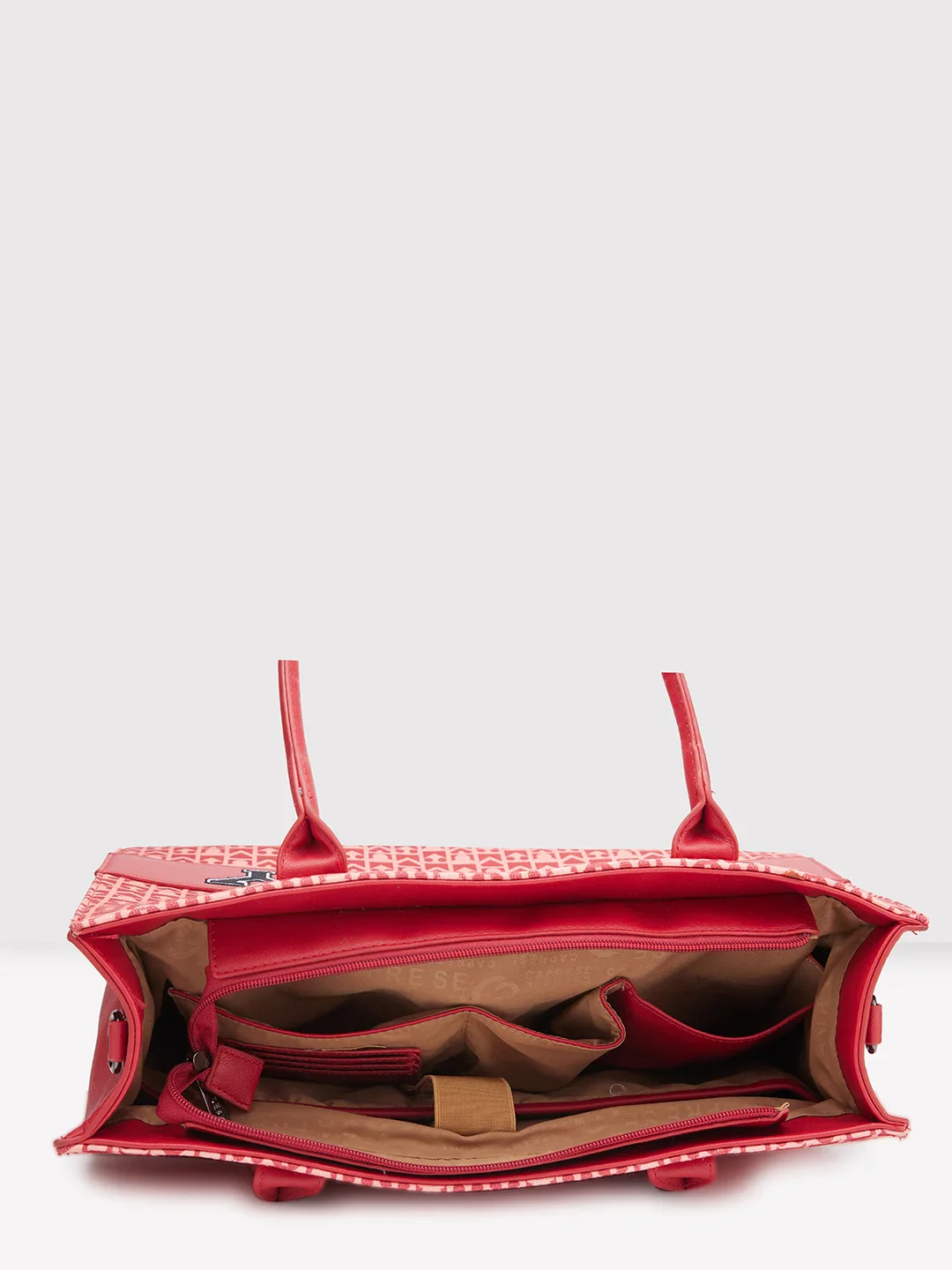 Caprese Aisha Large Red Tote Bag - Image 8