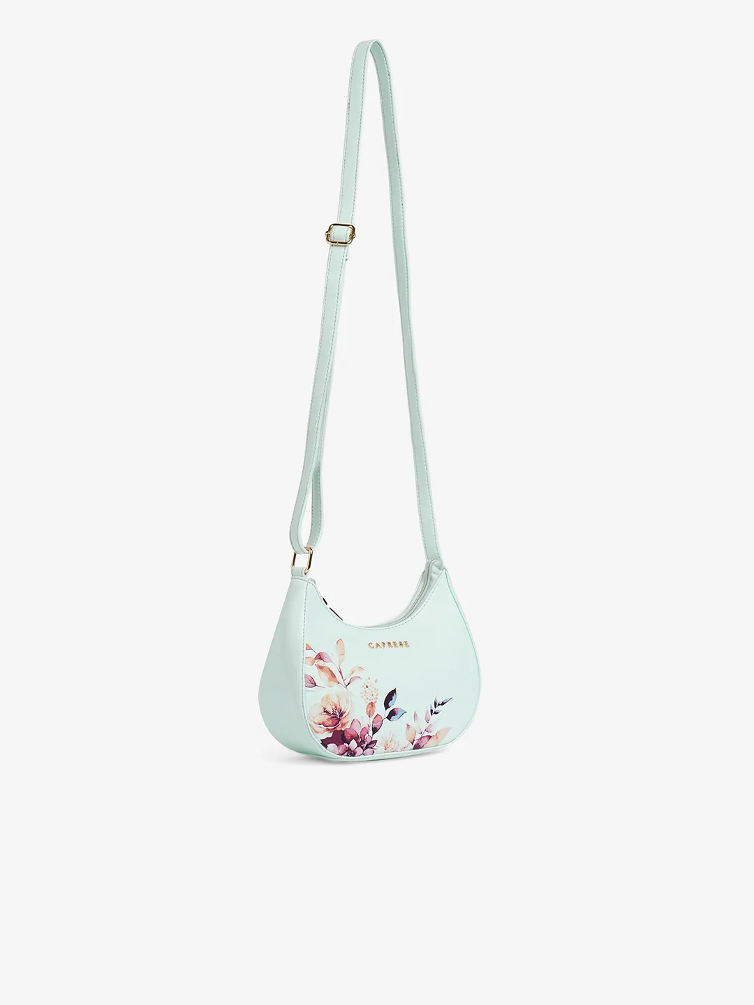 Caprese Alaya Medium Blue Sling Bag - Image 4
