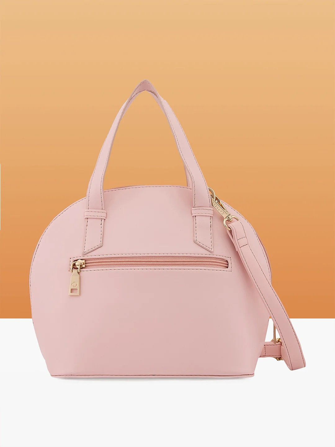 Caprese Alaya Small Pink Satchel Bag - Image 5