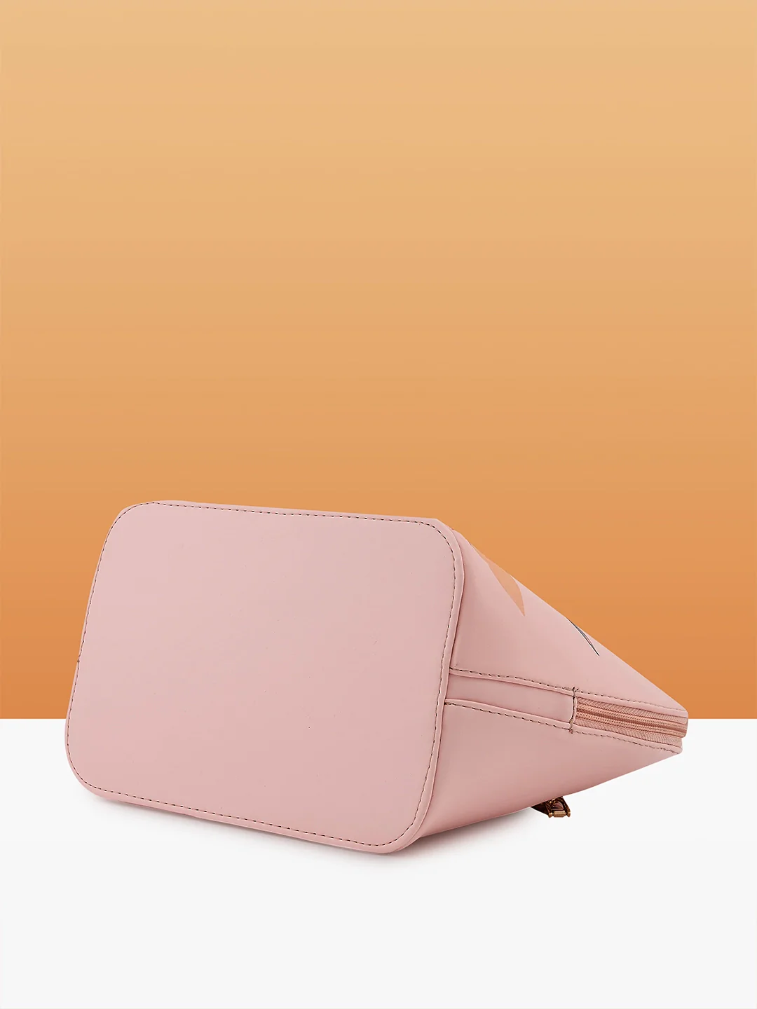 Caprese Alaya Small Pink Satchel Bag - Image 9