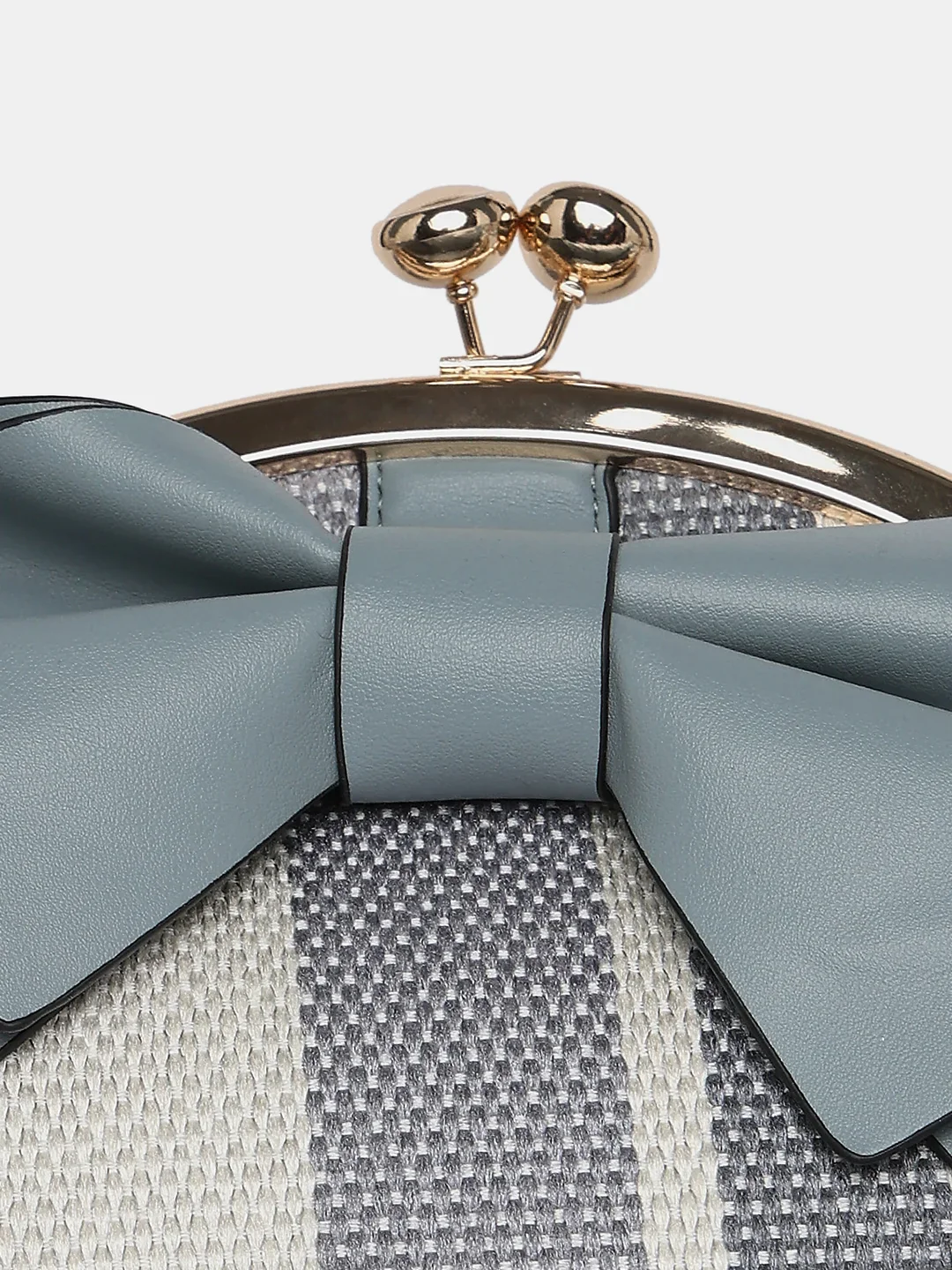 Caprese Alessia Large Light Blue Satchel Bag - Image 6