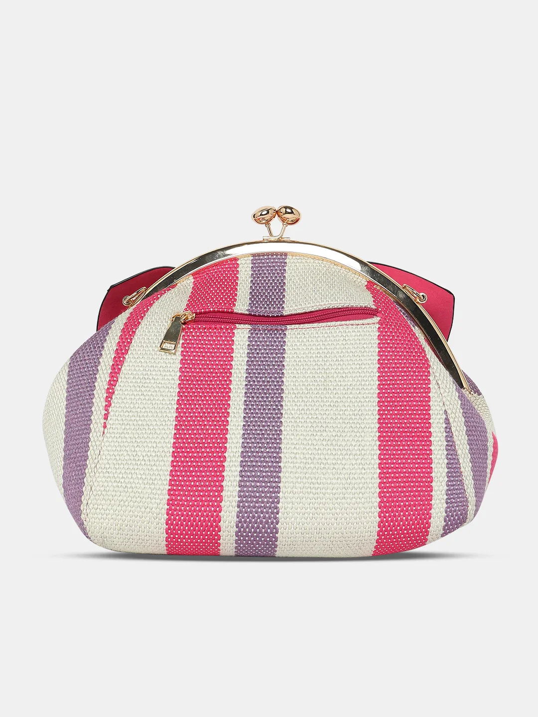 Caprese Alessia Large Pink Satchel Bag - Image 6