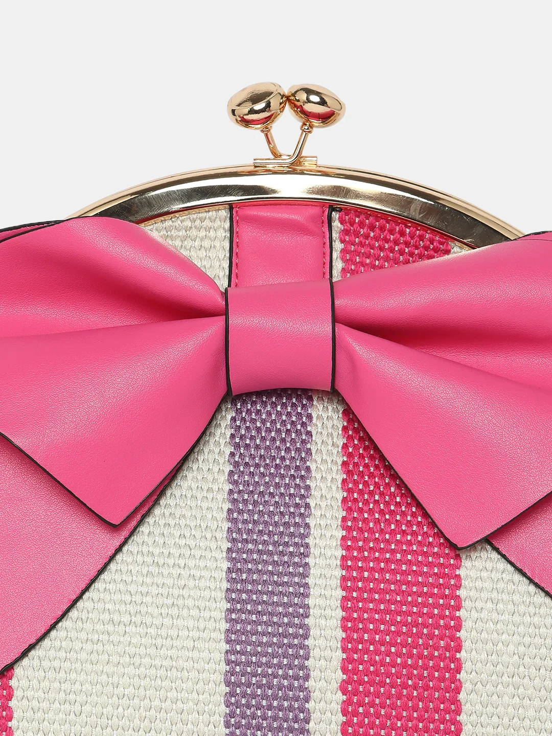 Caprese Alessia Large Pink Satchel Bag - Image 7