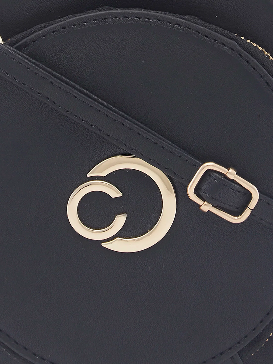Caprese Alfie Small Black Sling Bag - Image 11