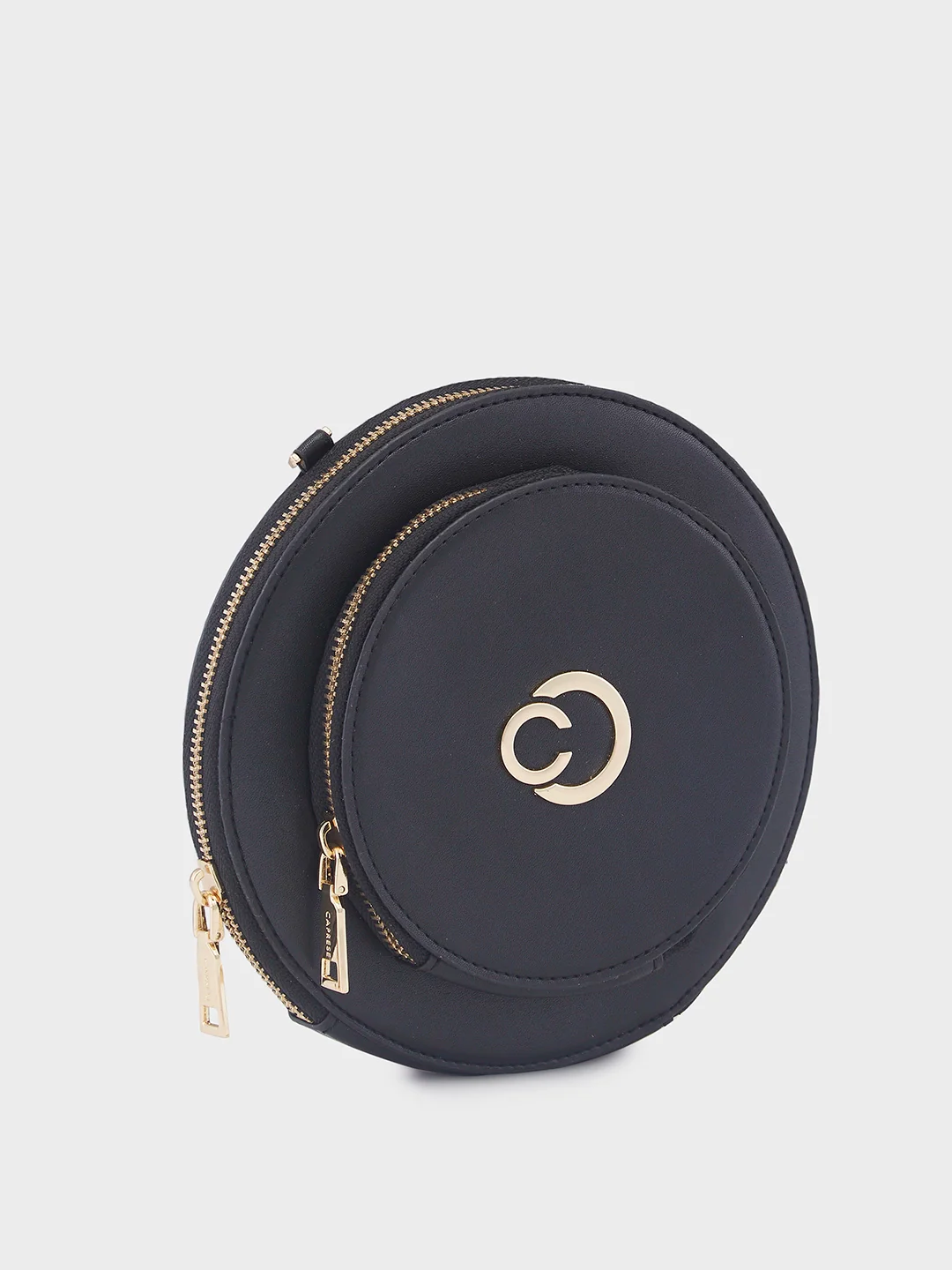 Caprese Alfie Small Black Sling Bag - Image 5