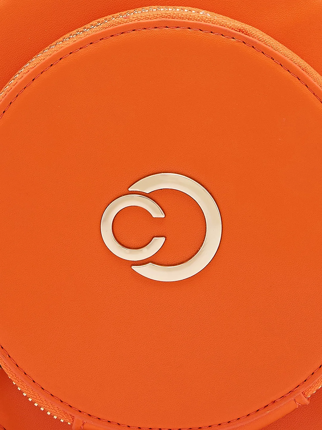 Caprese Alfie Small Orange Sling Bag - Image 11