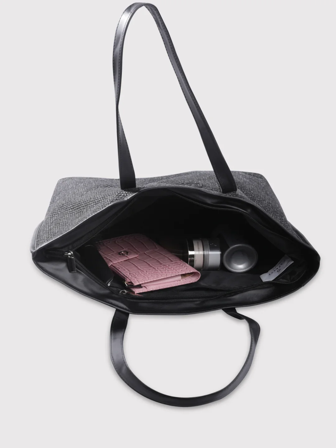 Caprese Alicia Large Black Tote Bag - Image 11