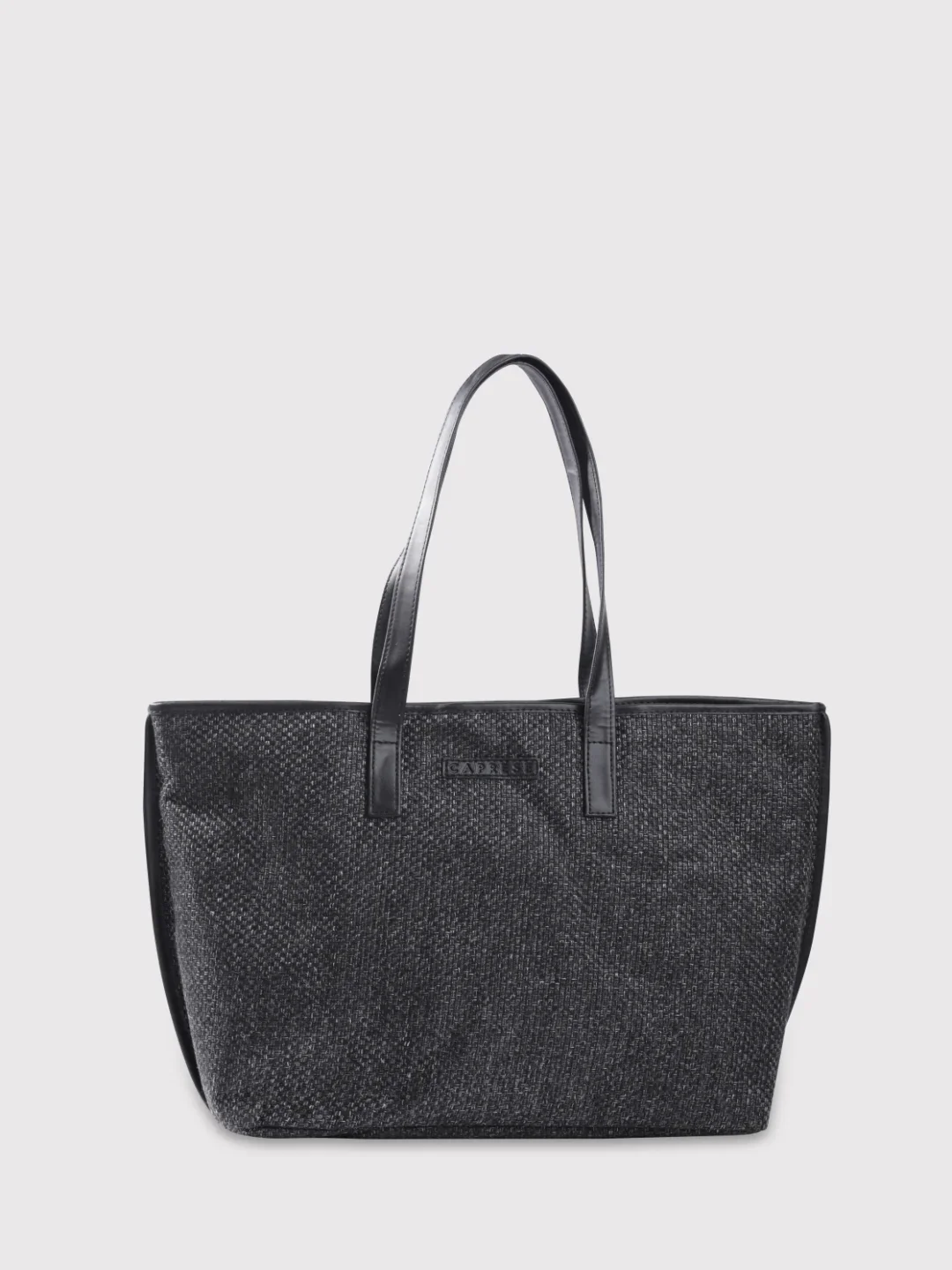 Caprese Alicia Large Black Tote Bag - Image 4