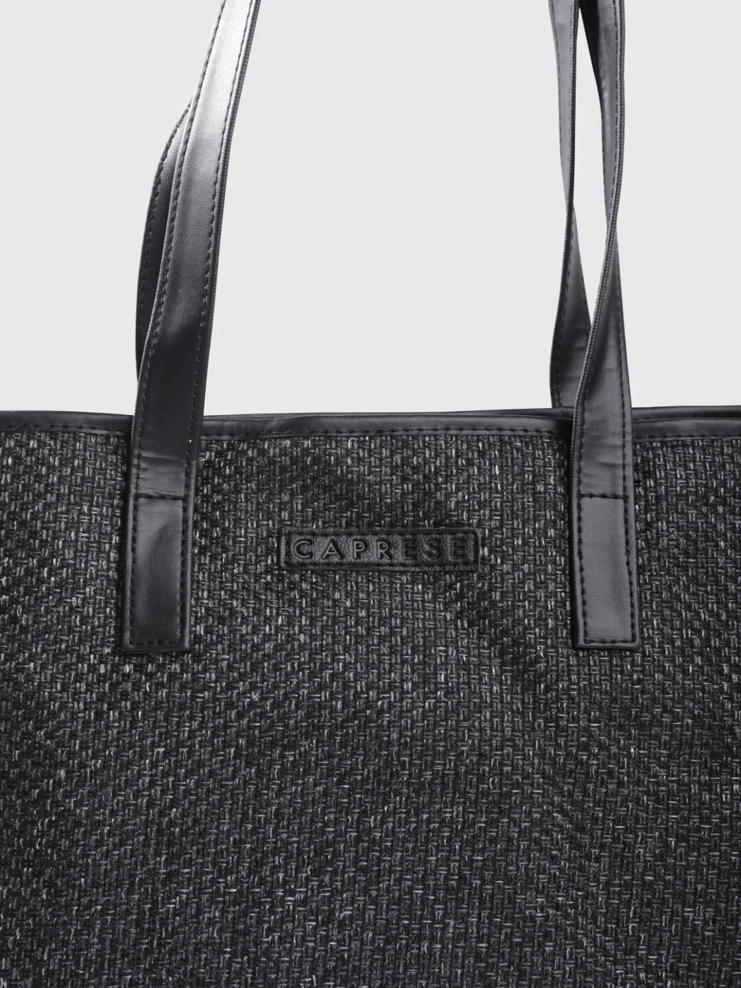 Caprese Alicia Large Black Tote Bag - Image 5