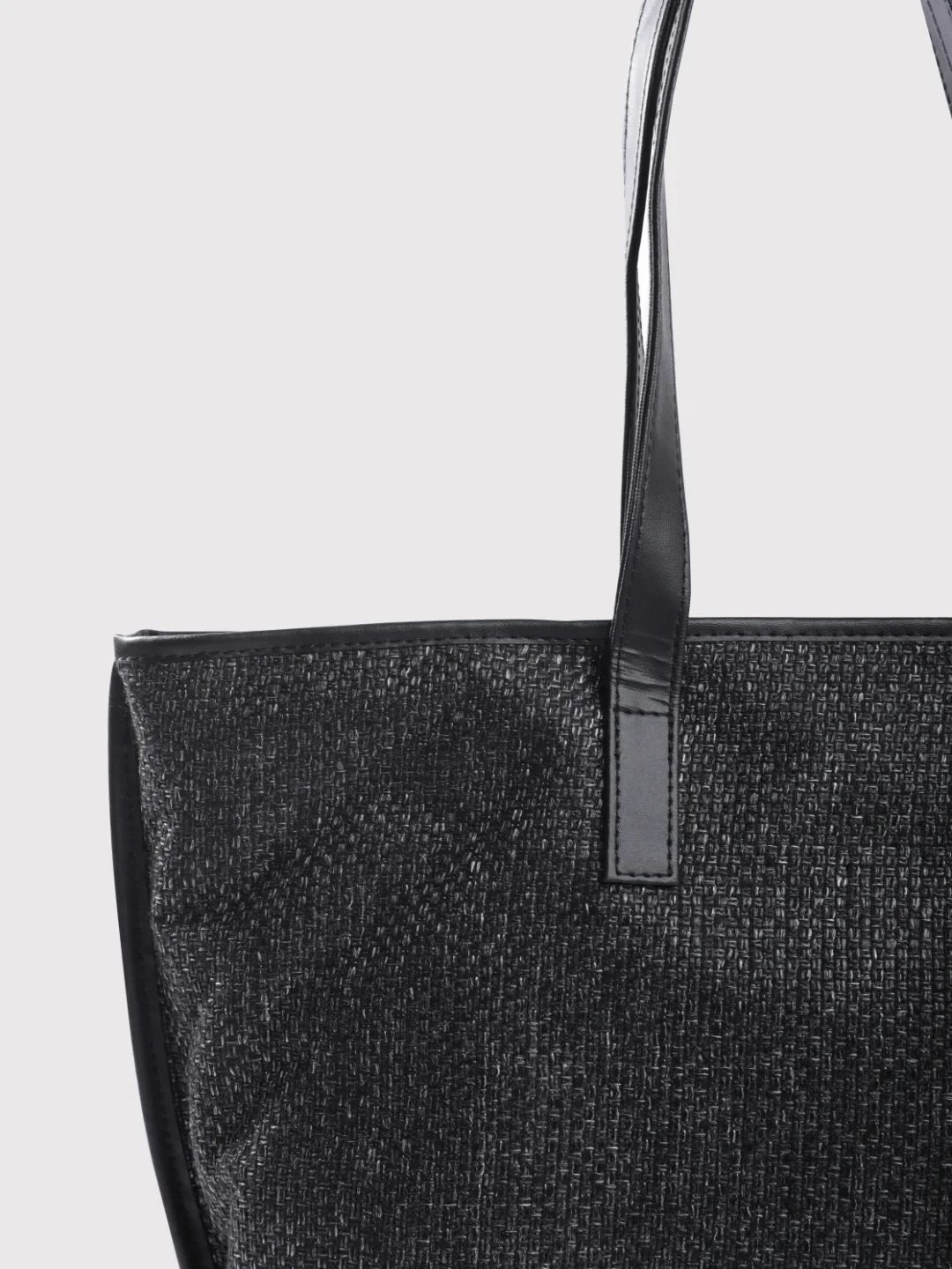 Caprese Alicia Large Black Tote Bag - Image 8