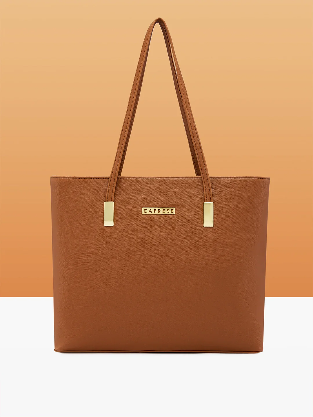 Caprese Alicie Medium Tan Tote Bag