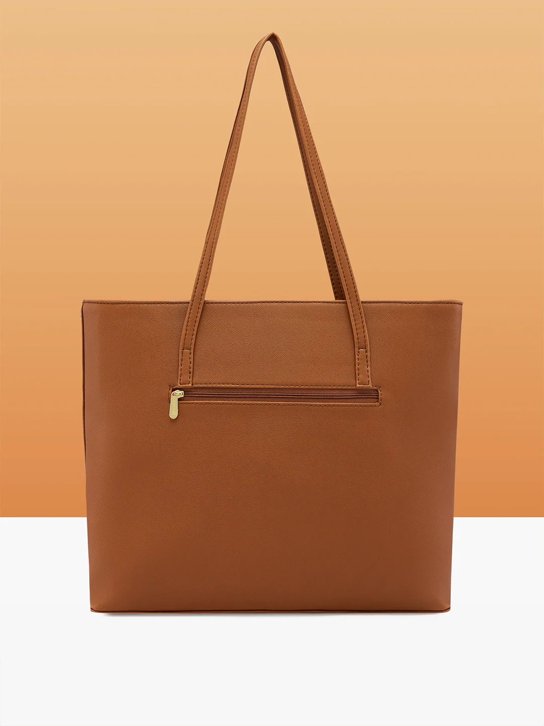 Caprese Alicie Medium Tan Tote Bag - Image 5