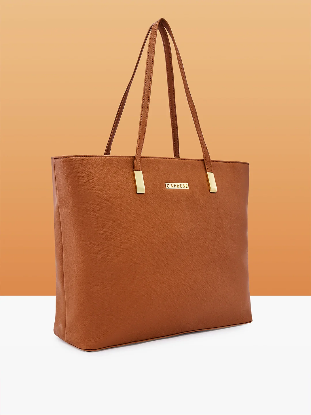 Caprese Alicie Large Tan Tote Bag - Image 4