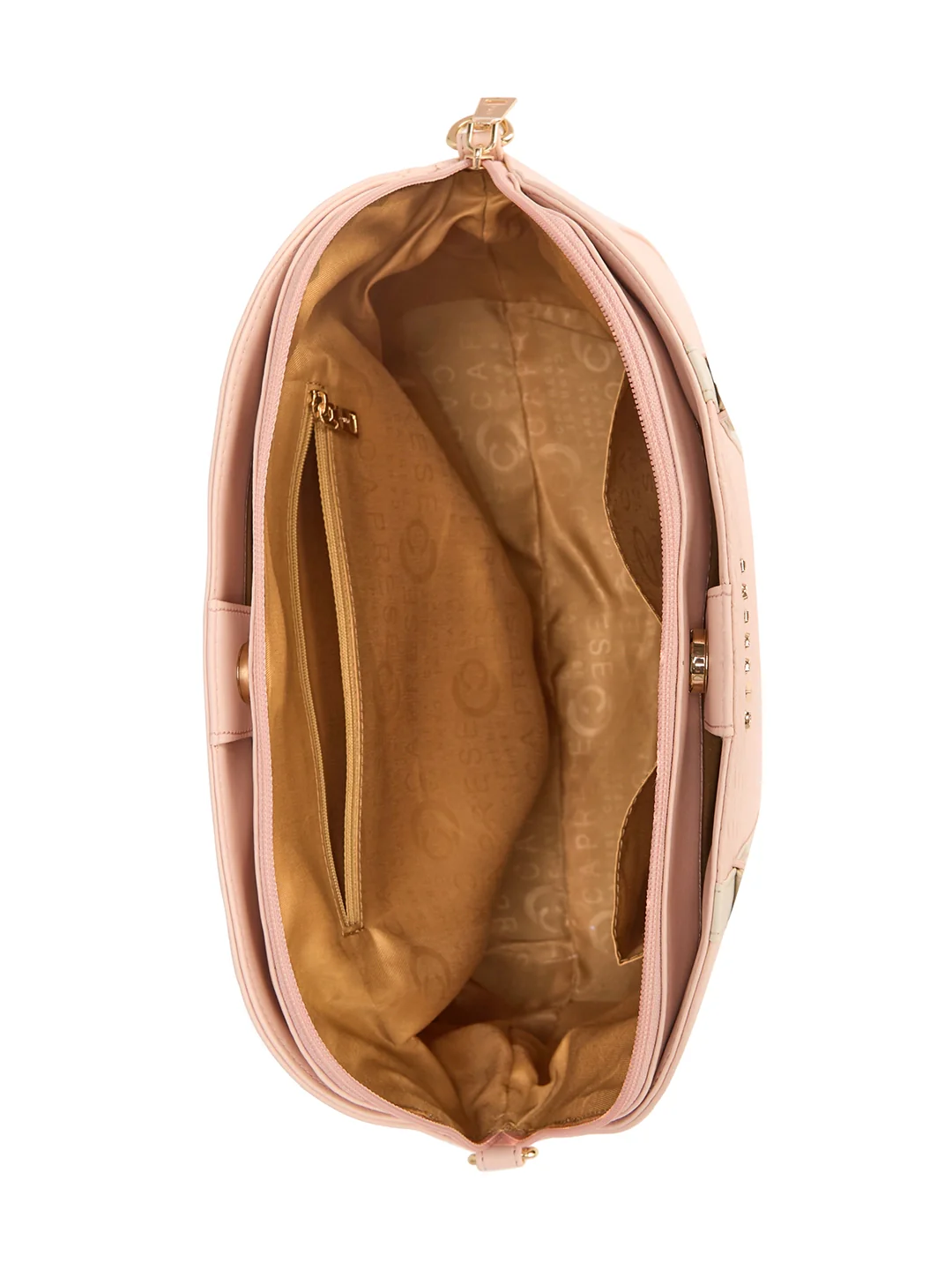 Caprese Alpine Medium Powder Pink Satchel Bag - Image 7