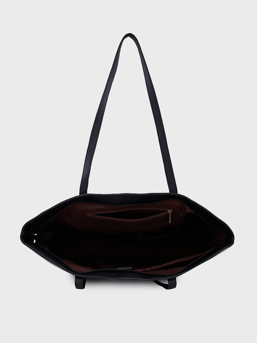Caprese Amayra Large Black Laptop Tote Bag - Image 10