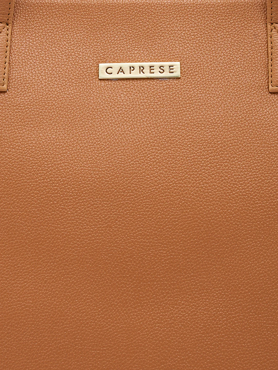 Caprese Amayra Large Tan Tote Laptop Bag - Image 11