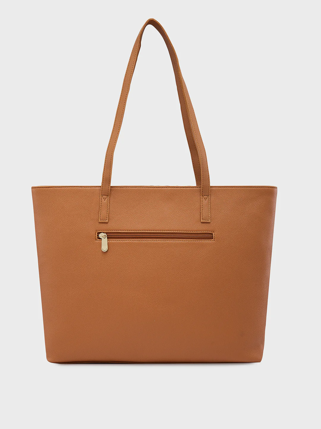 Caprese Amayra Large Tan Tote Laptop Bag - Image 4