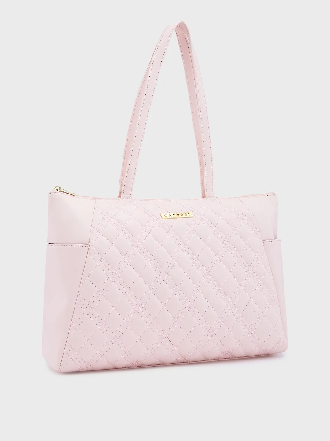 Caprese Amayra Large Blush Laptop Tote Bag - Image 5