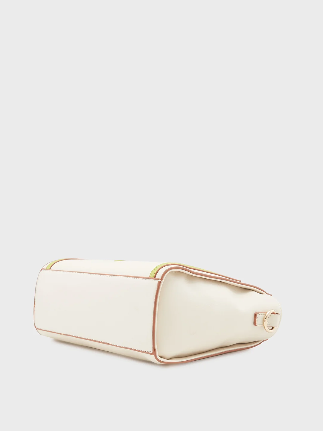 Caprese Amayra Medium Cream Satchel Bag - Image 6