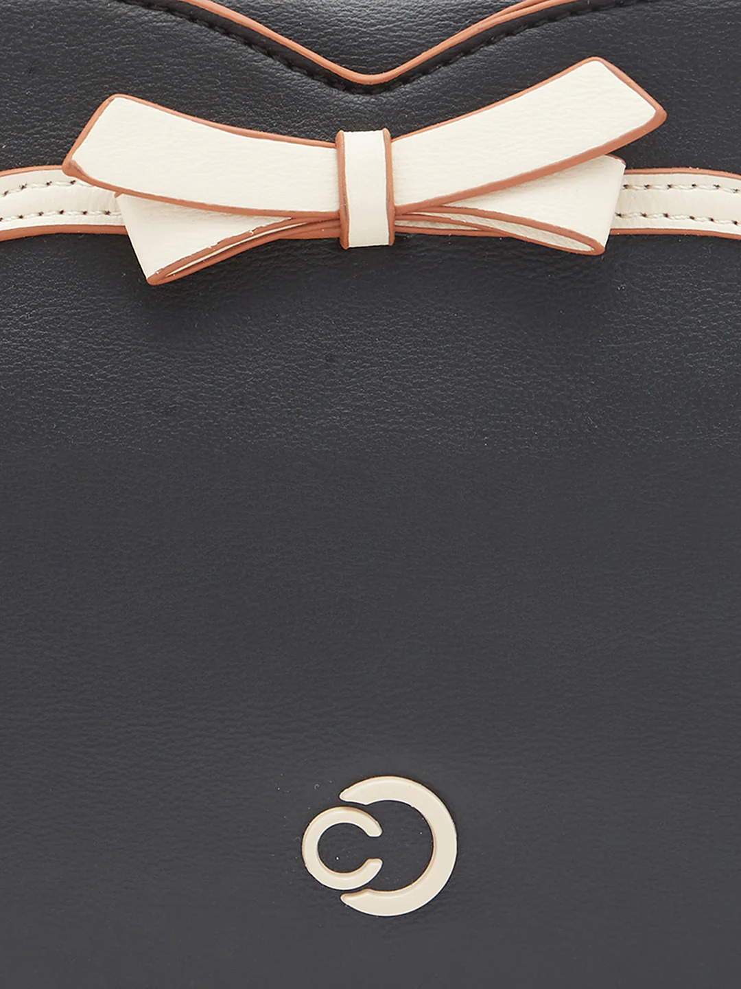 Caprese Amayra Medium Black Sling Bag - Image 11