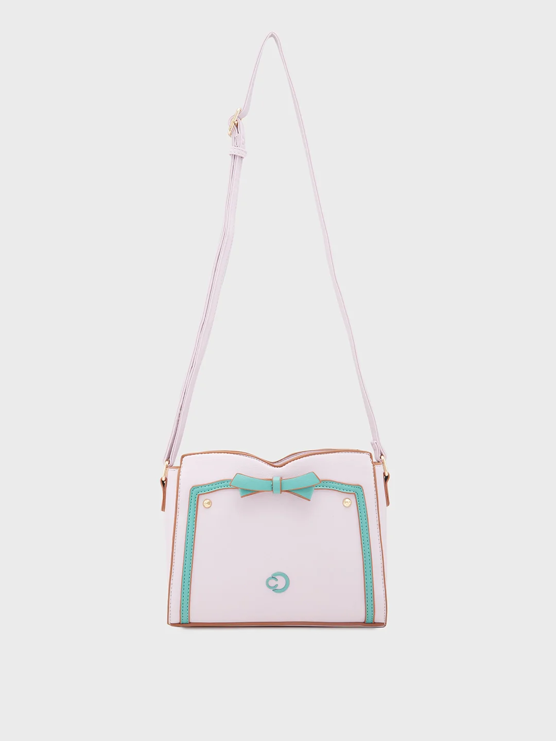 Caprese Amayra Medium Lilac Sling Bag - Image 14