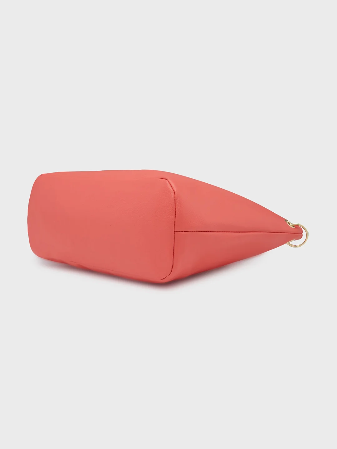 Caprese Amelia Medium Coral Satchel Bag - Image 6