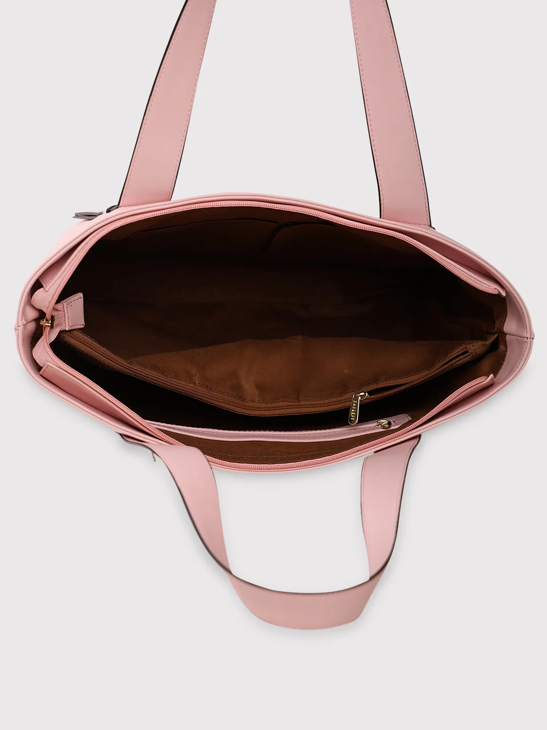 Caprese Amelia Medium Powder Pink Tote Bag - Image 8