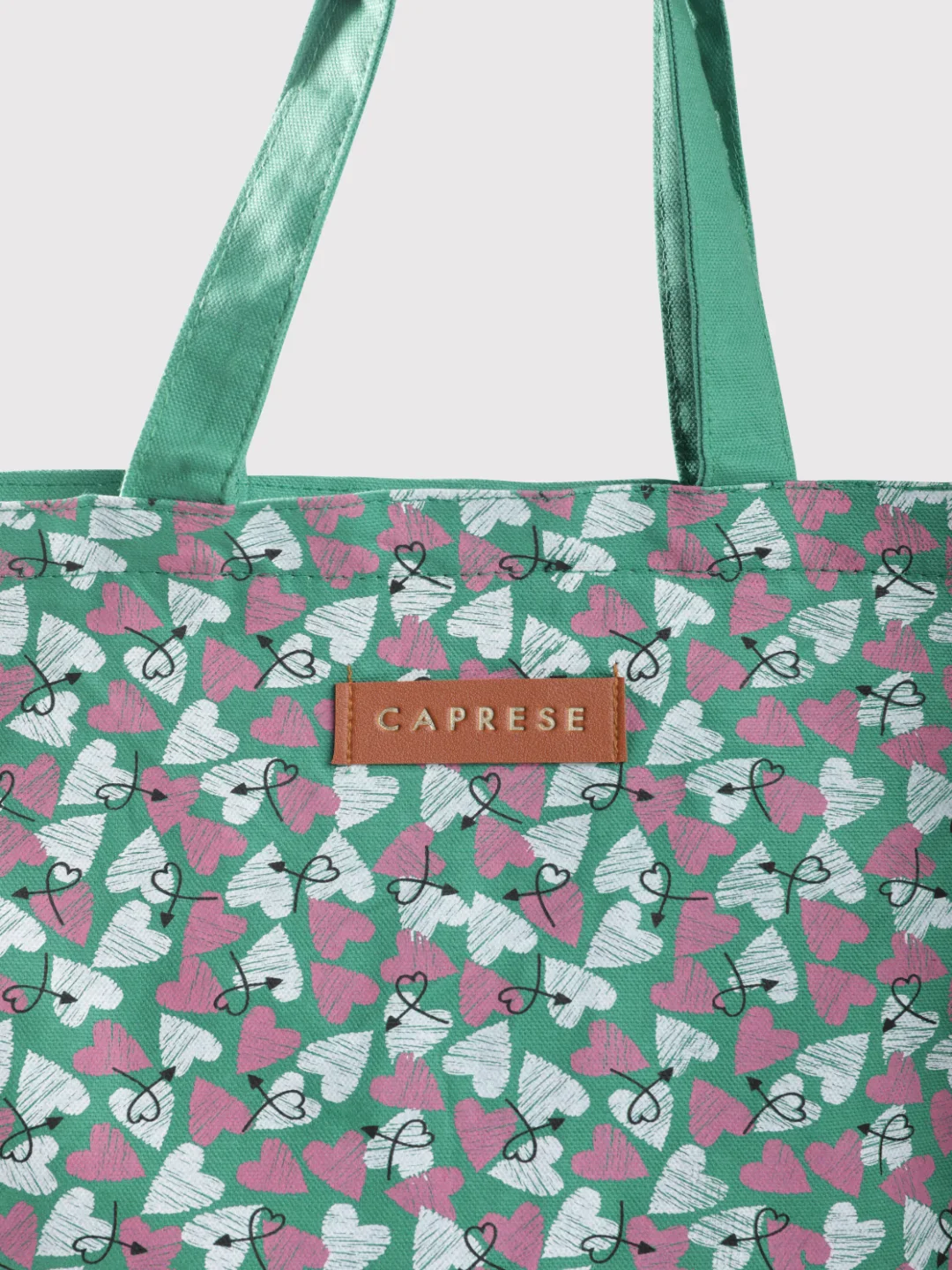 Caprese Amour Medium Light Green Tote Bag - Image 5
