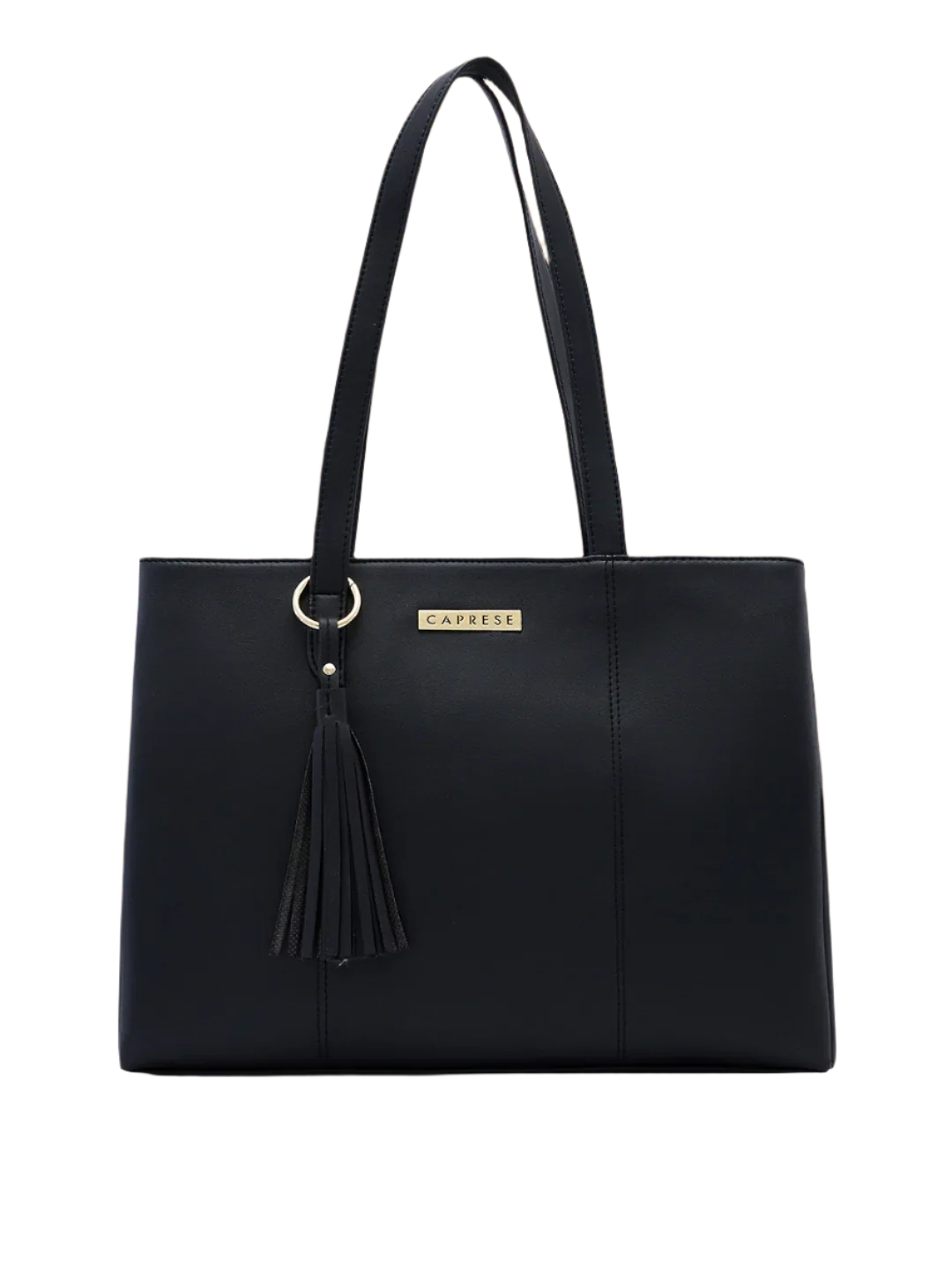 Caprese Andrea Medium Black Tote Bag