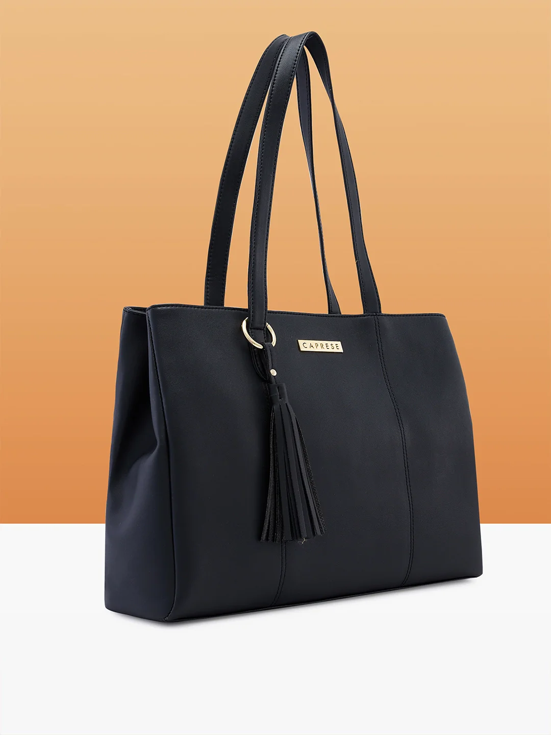Caprese Andrea Medium Black Tote Bag - Image 4