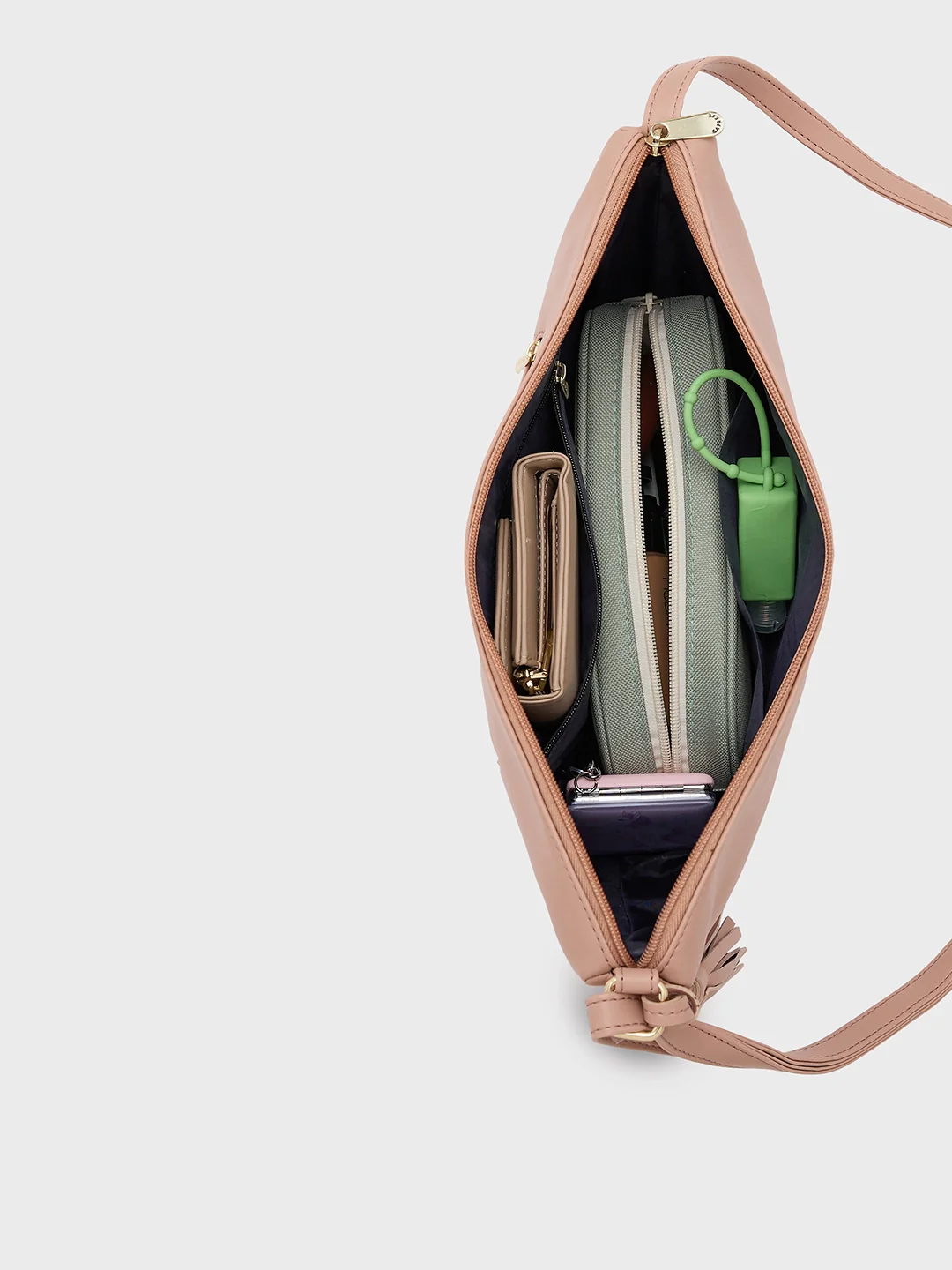 Caprese Andrea Medium Blush Sling Bag - Image 8