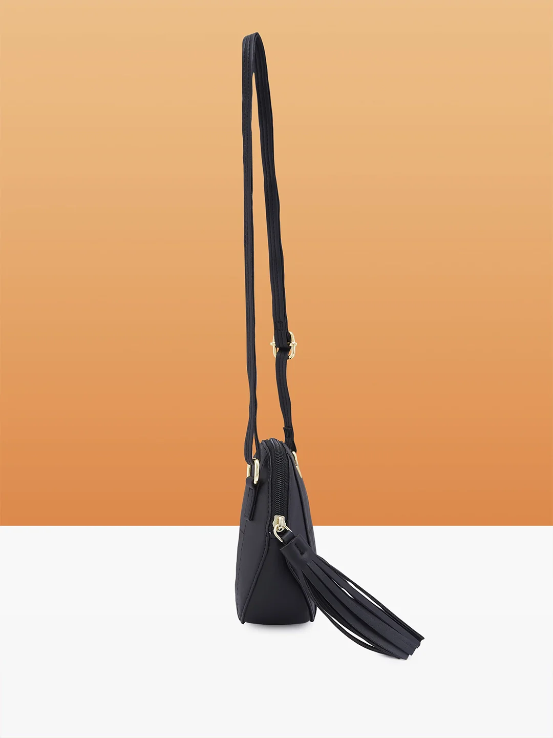 Caprese Andrea Small Black Sling Bag - Image 12