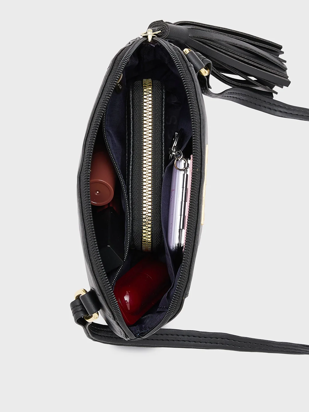 Caprese Andrea Small Black Sling Bag - Image 8