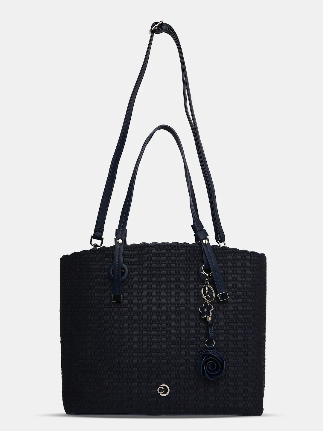 Caprese Andrea Small Navy Office Tote Bag - Image 14