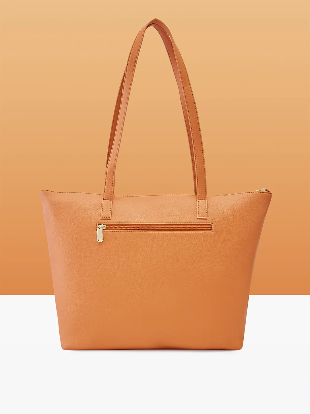 Caprese Annika Large Orange Tote Bag - Image 3
