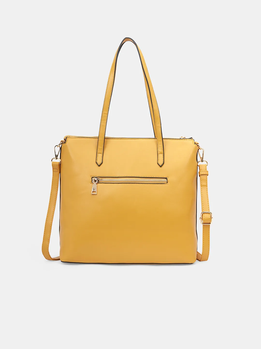 Caprese Antonia Medium Ochre Tote Bag - Image 5