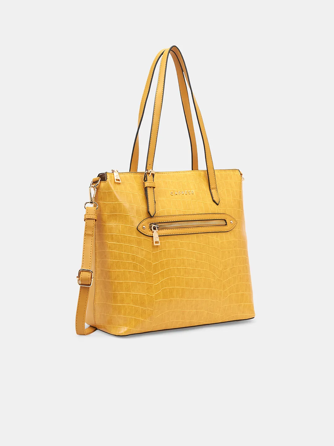 Caprese Antonia Medium Ochre Tote Bag - Image 9