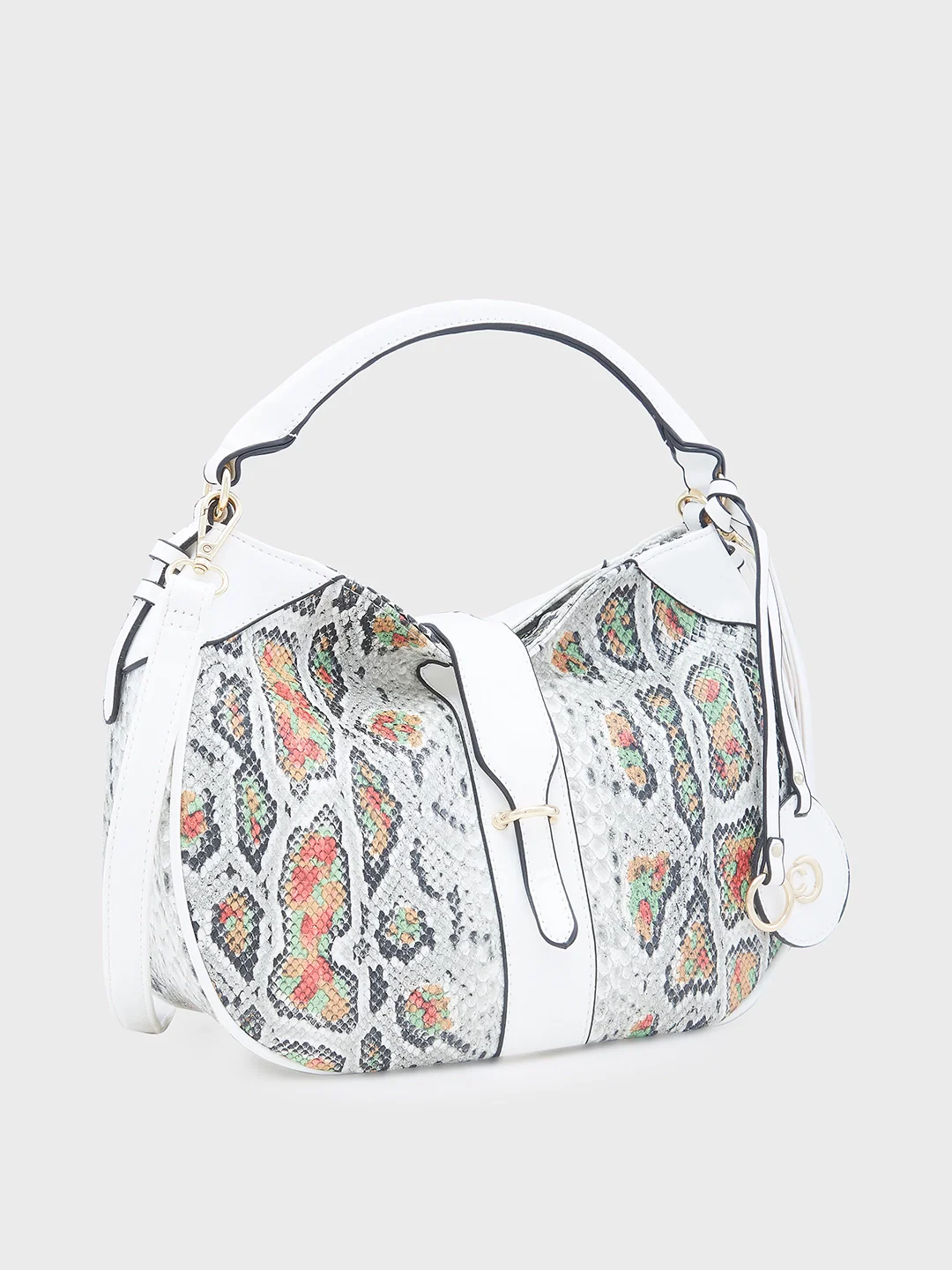 Caprese Archie Medium White Hobo Bag - Image 6