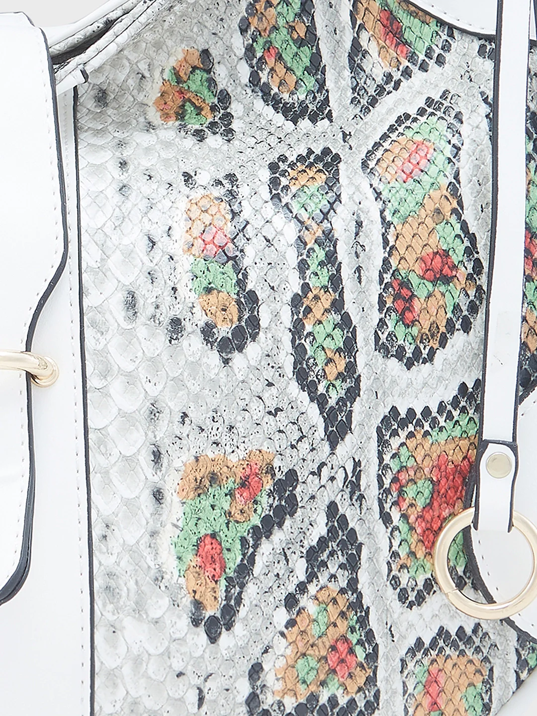Caprese Archie Medium White Hobo Bag - Image 9