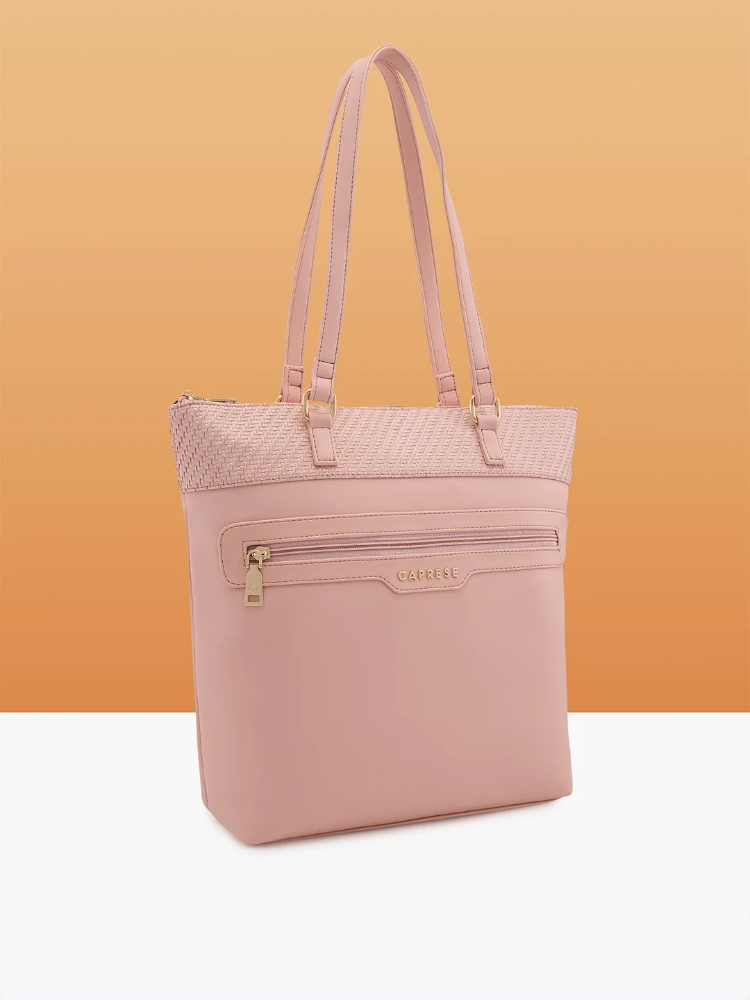 Caprese Aria Large Pink Tote Bag - Image 6