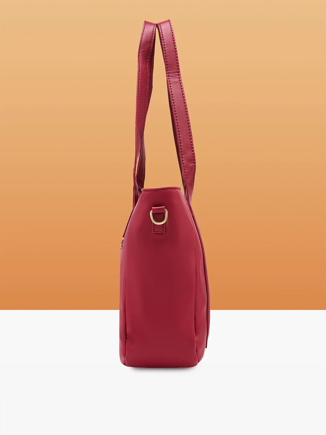 Caprese Aria Medium Plum Satchel Bag - Image 12