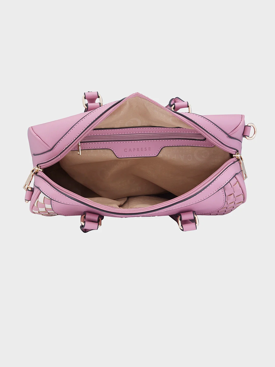 Caprese Aria Medium Blush Satchel Bag - Image 10