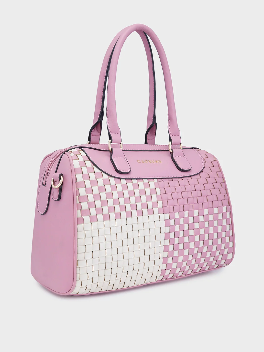 Caprese Aria Medium Blush Satchel Bag - Image 5