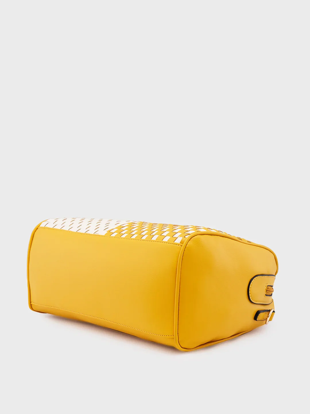 Caprese Aria Medium Mustard Satchel Bag - Image 5