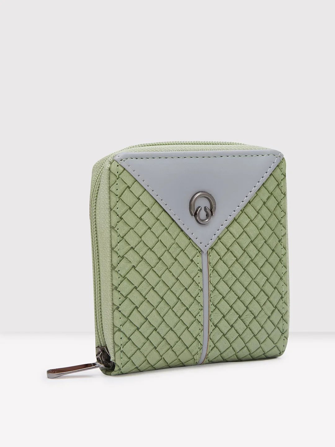 Caprese Arlisa Small Green Wallet - Image 3