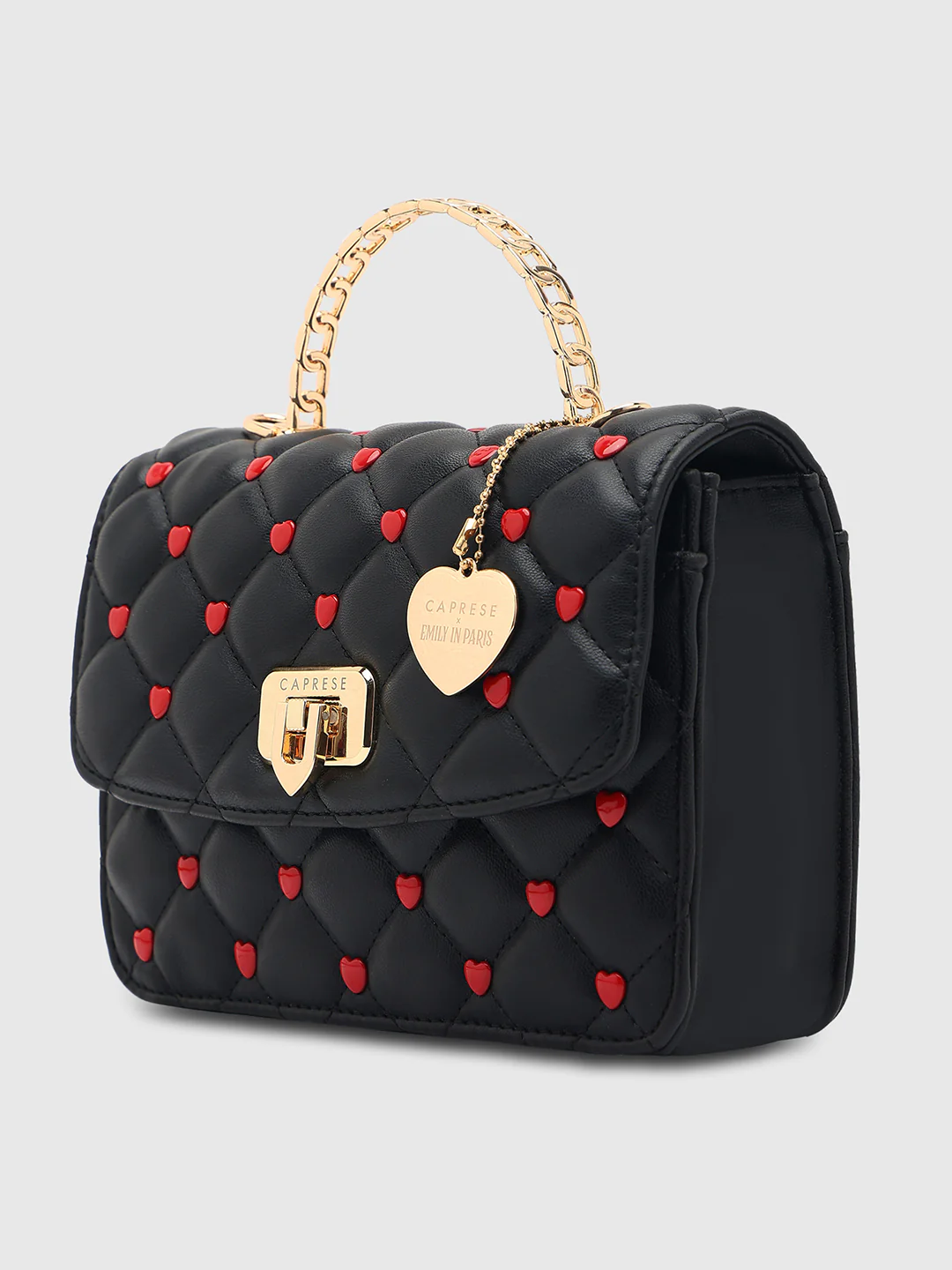 Caprese Ashley Medium Black Sling Bag - Image 7