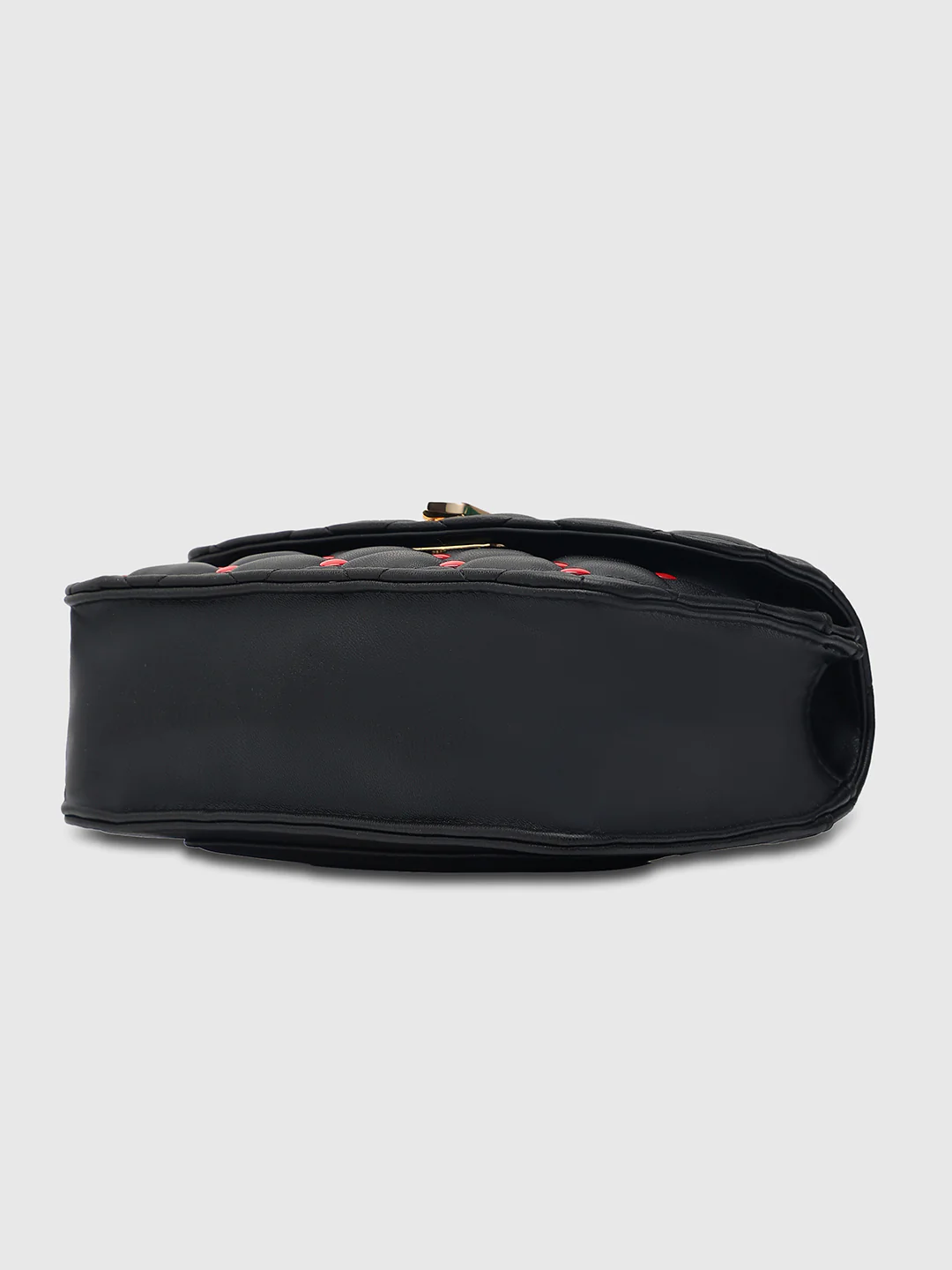 Caprese Ashley Medium Black Sling Bag - Image 9