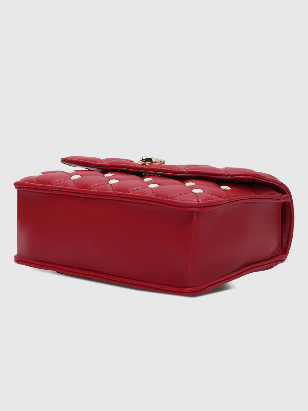 Caprese Ashley Medium Cherry Red Sling Bag - Image 6