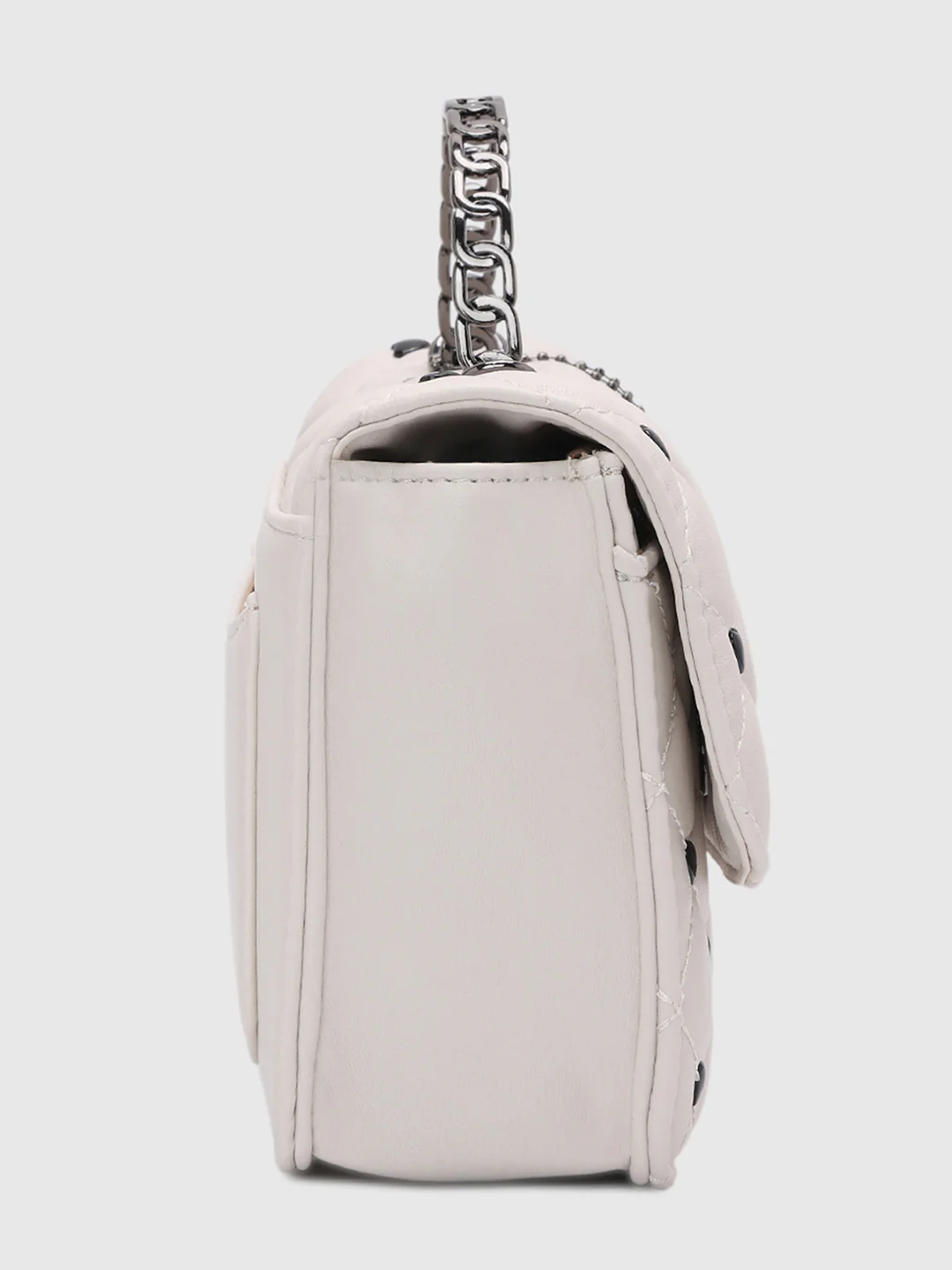 Caprese Ashley Medium White Sling Bag - Image 5